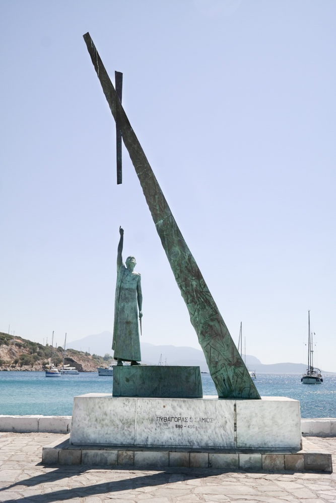 Pythagoras Statue