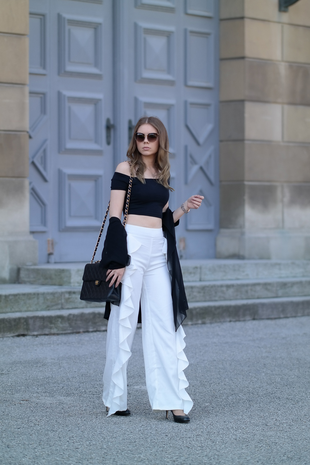 Marken Tasche-Chanel-Handtasche-Blogger Business-High Fashion Look