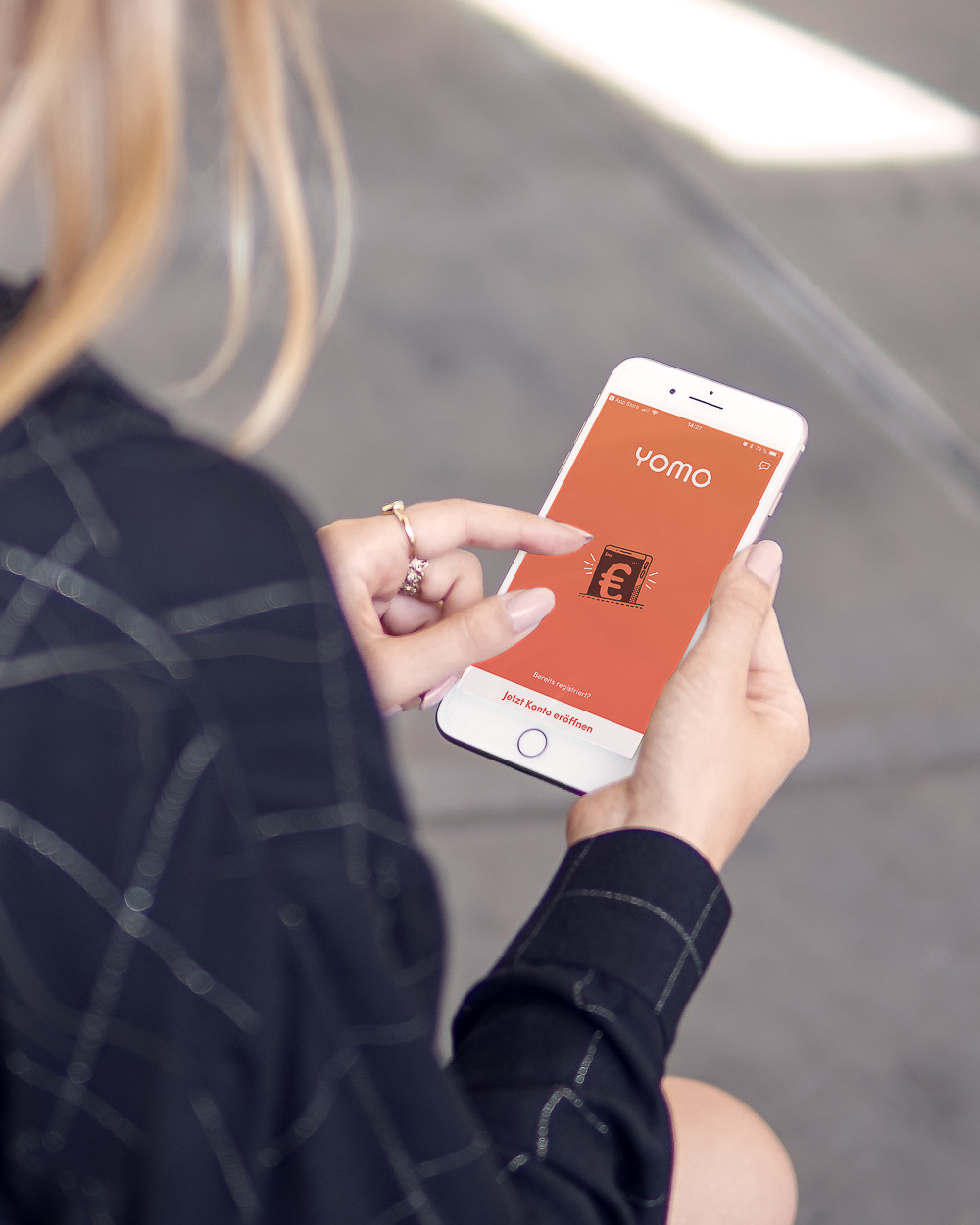 Yomo App Mobile Banking für das Smartphone